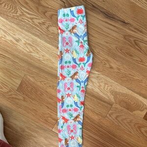 Mini Boden Mermaid Print Kids Leggings
